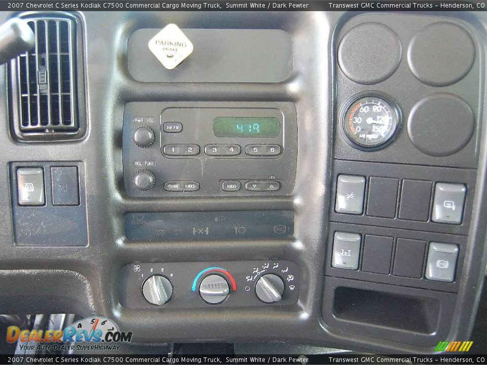 2007 Chevrolet C Series Kodiak C7500 Commercial Cargo Moving Truck Summit White / Dark Pewter Photo #31