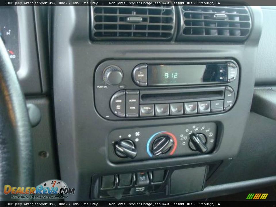 2006 Jeep Wrangler Sport 4x4 Black / Dark Slate Gray Photo #23