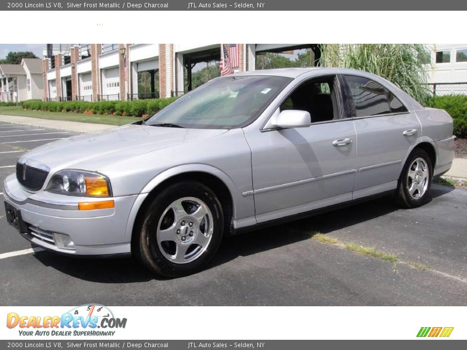 2000 Lincoln LS V8 Silver Frost Metallic / Deep Charcoal Photo #1