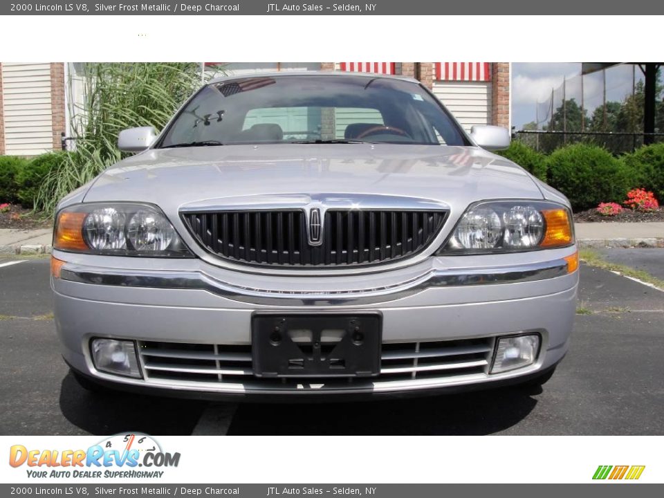 2000 Lincoln LS V8 Silver Frost Metallic / Deep Charcoal Photo #2
