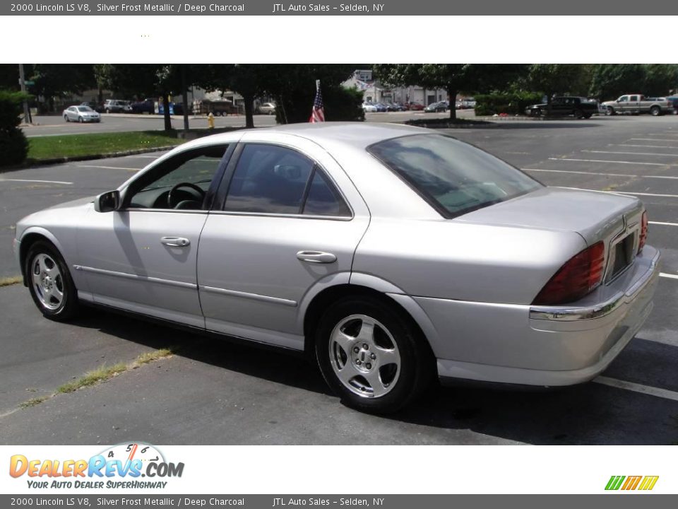 2000 Lincoln LS V8 Silver Frost Metallic / Deep Charcoal Photo #4