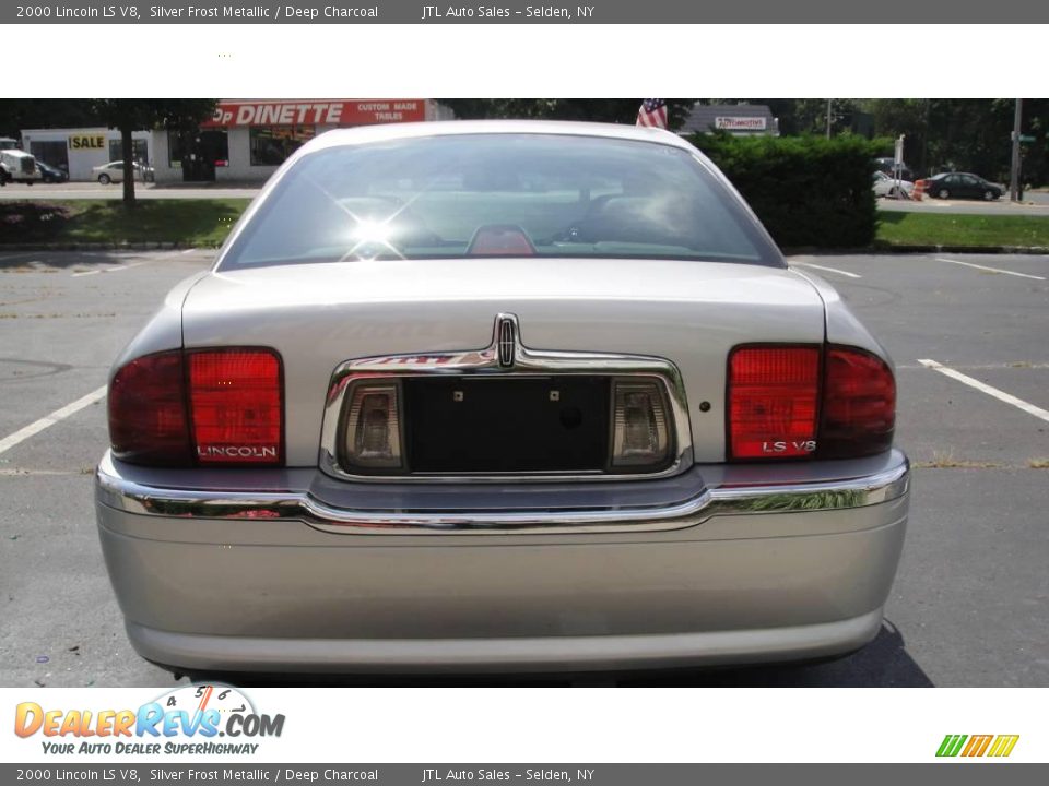 2000 Lincoln LS V8 Silver Frost Metallic / Deep Charcoal Photo #5