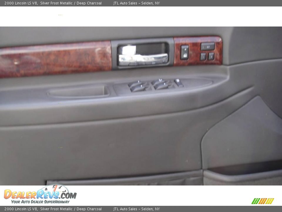 2000 Lincoln LS V8 Silver Frost Metallic / Deep Charcoal Photo #8