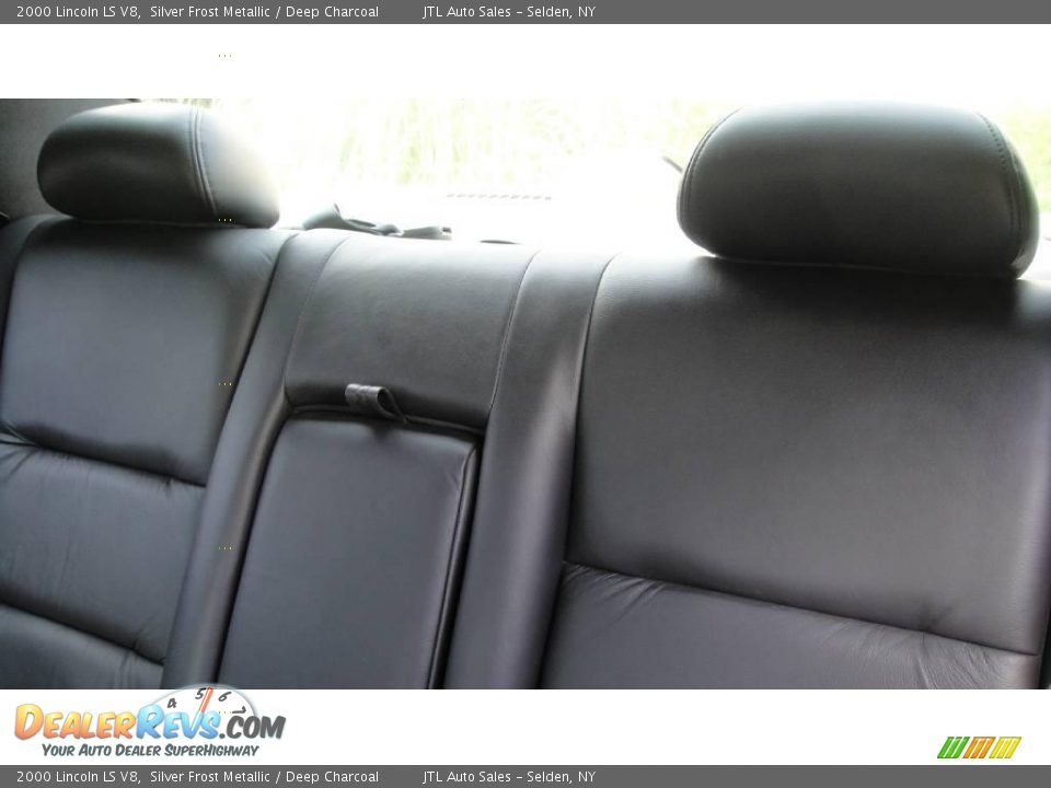 2000 Lincoln LS V8 Silver Frost Metallic / Deep Charcoal Photo #12