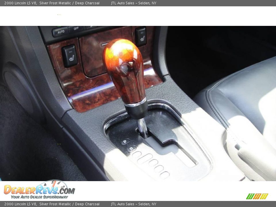 2000 Lincoln LS V8 Silver Frost Metallic / Deep Charcoal Photo #14