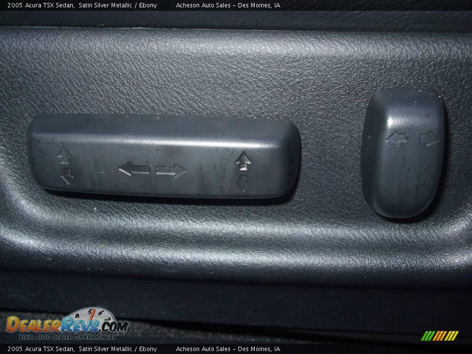 2005 Acura TSX Sedan Satin Silver Metallic / Ebony Photo #14