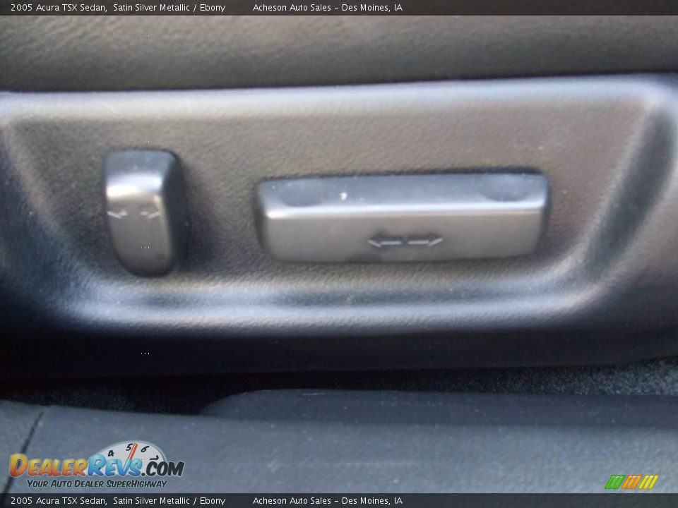 2005 Acura TSX Sedan Satin Silver Metallic / Ebony Photo #27