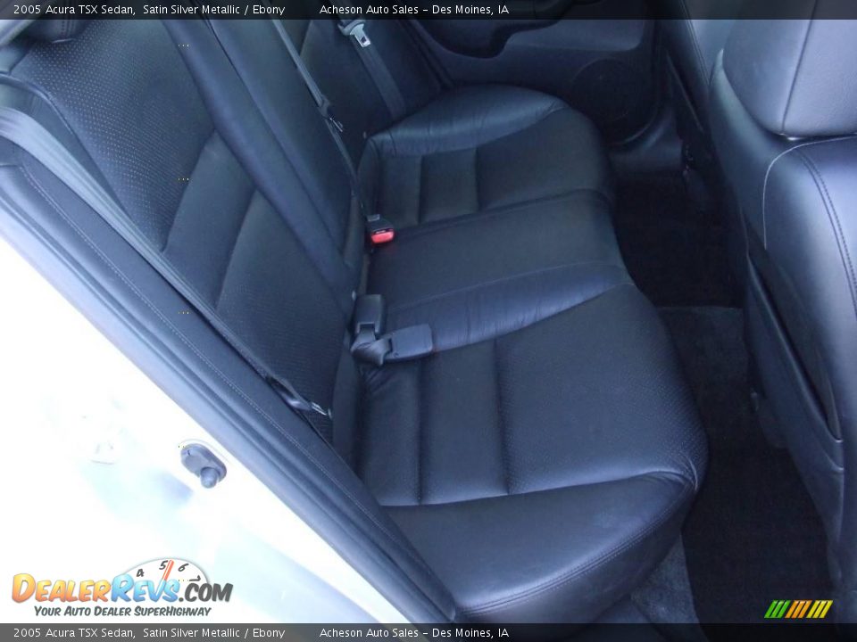 2005 Acura TSX Sedan Satin Silver Metallic / Ebony Photo #30