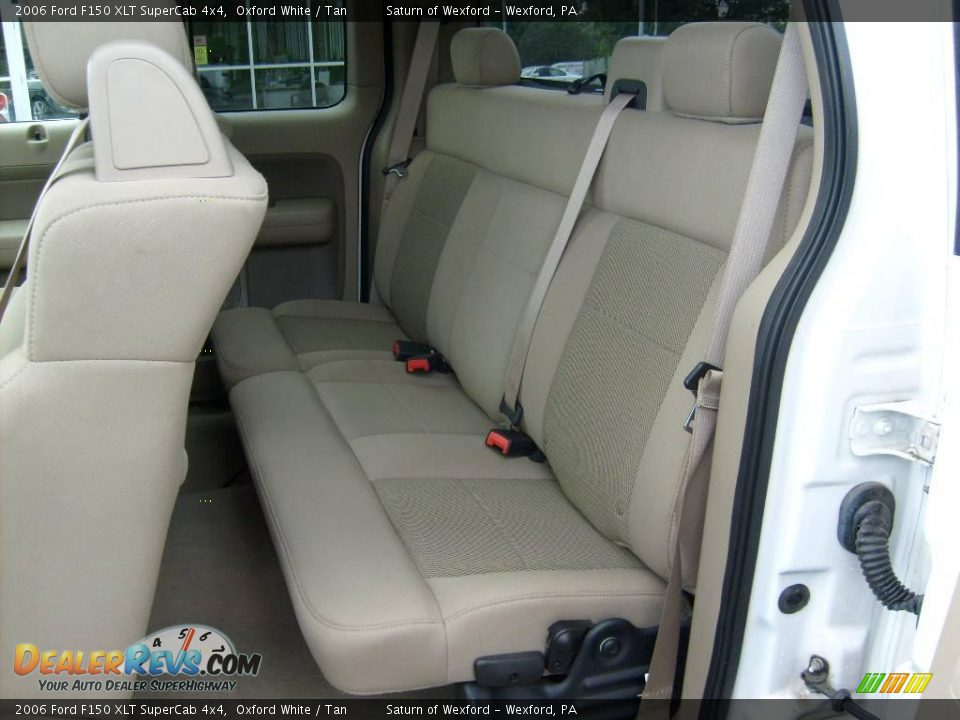 2006 Ford F150 XLT SuperCab 4x4 Oxford White / Tan Photo #13
