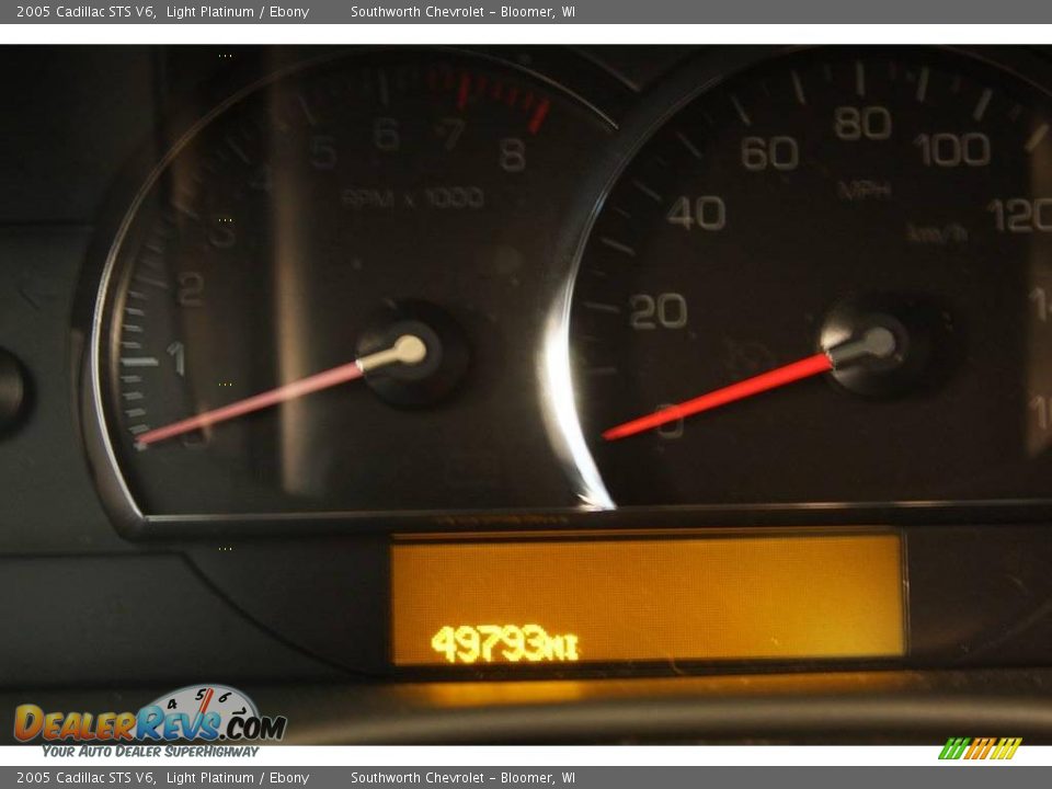 2005 Cadillac STS V6 Light Platinum / Ebony Photo #7