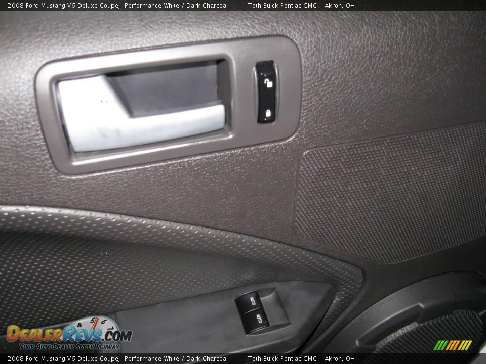 2008 Ford Mustang V6 Deluxe Coupe Performance White / Dark Charcoal Photo #9