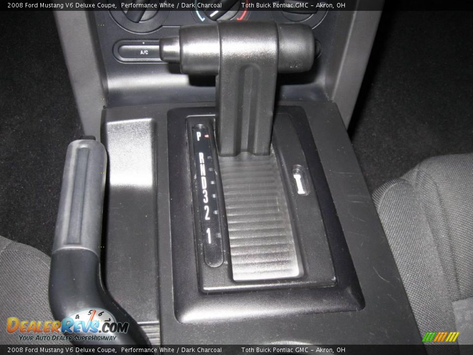 2008 Ford Mustang V6 Deluxe Coupe Performance White / Dark Charcoal Photo #12
