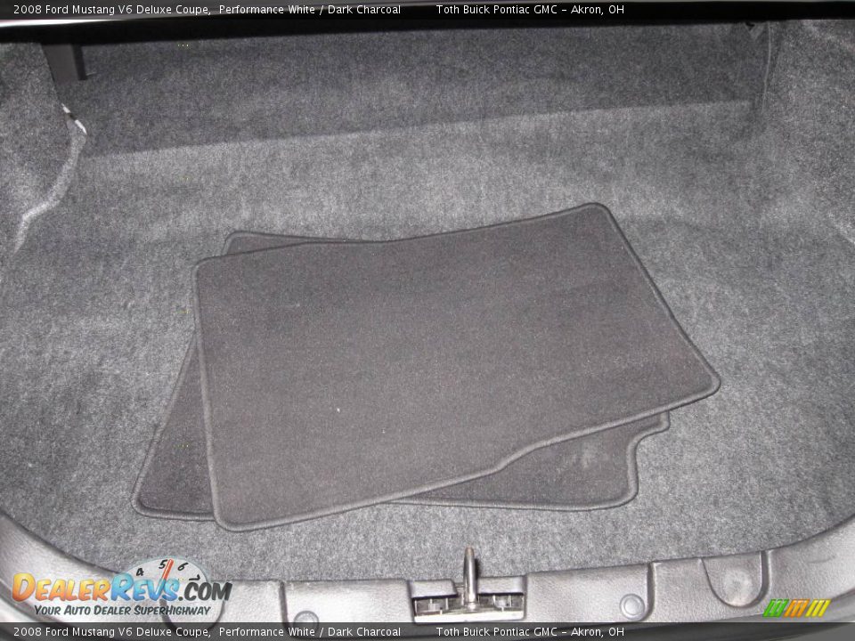 2008 Ford Mustang V6 Deluxe Coupe Performance White / Dark Charcoal Photo #13