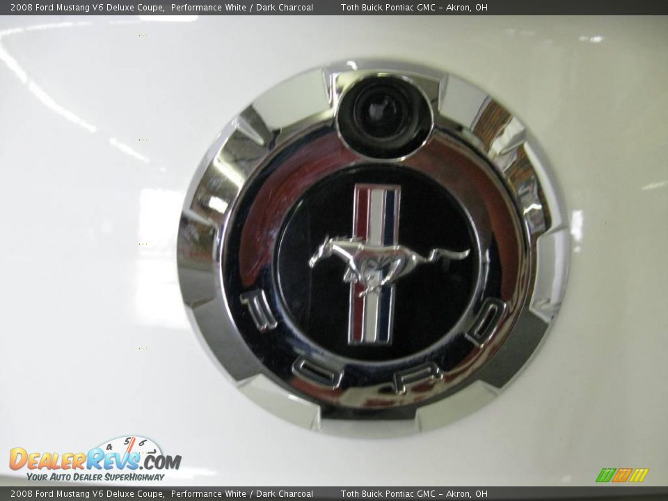 2008 Ford Mustang V6 Deluxe Coupe Performance White / Dark Charcoal Photo #14