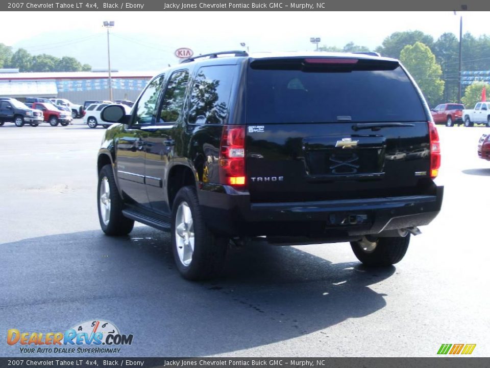 2007 Chevrolet Tahoe LT 4x4 Black / Ebony Photo #5