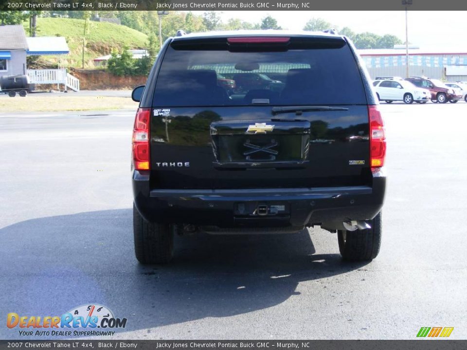 2007 Chevrolet Tahoe LT 4x4 Black / Ebony Photo #6