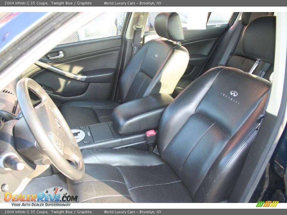 2004 Infiniti G 35 Coupe Twilight Blue / Graphite Photo #9