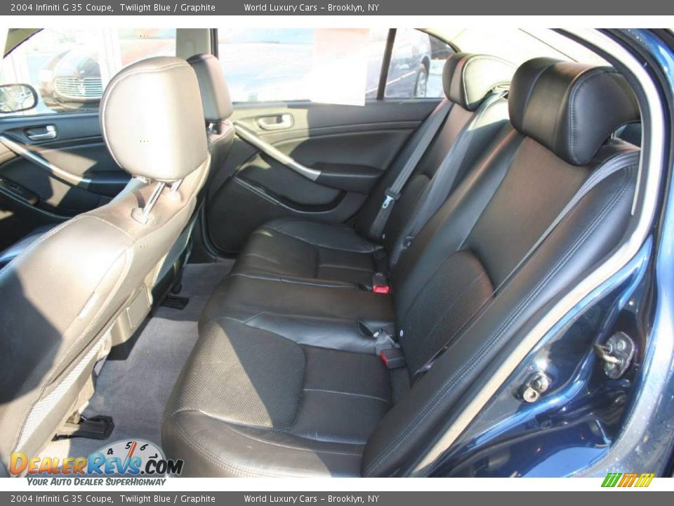 2004 Infiniti G 35 Coupe Twilight Blue / Graphite Photo #10