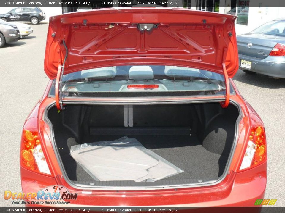 2008 Suzuki Forenza Fusion Red Metallic / Grey Photo #13