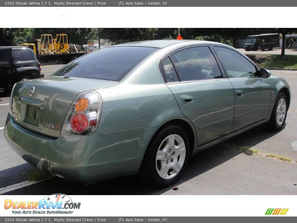 2003 Nissan Altima 2.5 S Mystic Emerald Green / Frost Photo #6