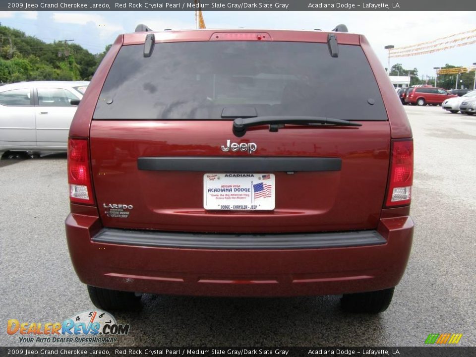 2009 Jeep Grand Cherokee Laredo Red Rock Crystal Pearl / Medium Slate Gray/Dark Slate Gray Photo #4