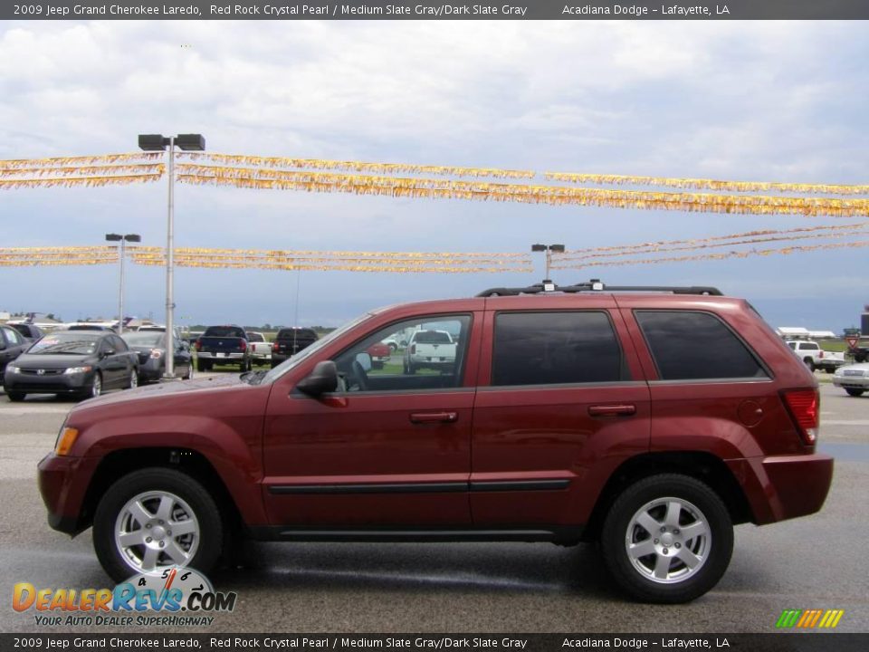 2009 Jeep Grand Cherokee Laredo Red Rock Crystal Pearl / Medium Slate Gray/Dark Slate Gray Photo #6