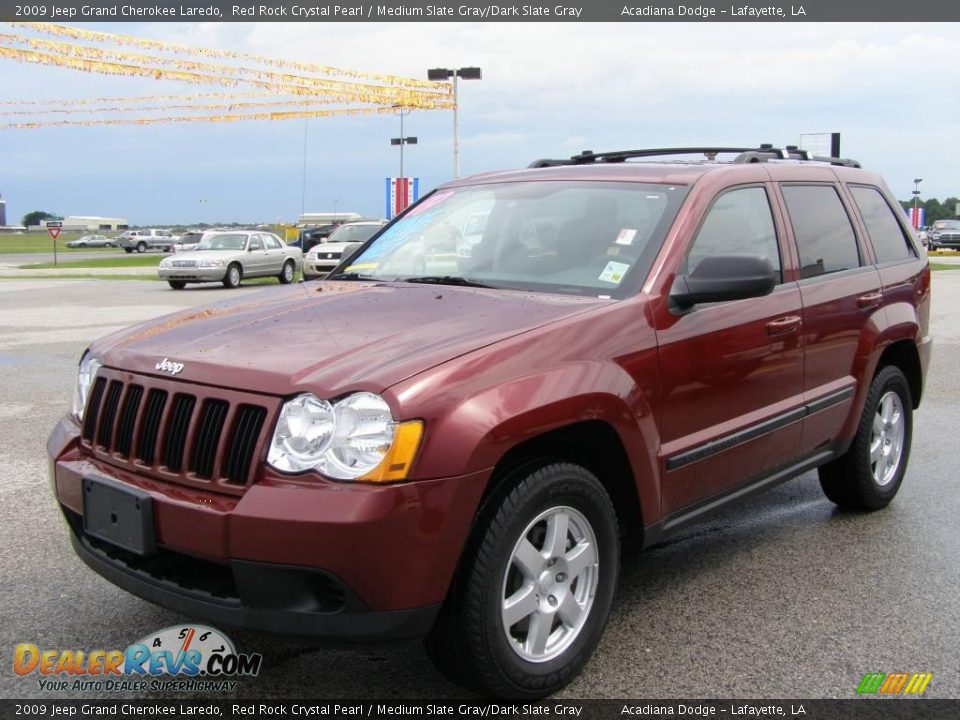 2009 Jeep Grand Cherokee Laredo Red Rock Crystal Pearl / Medium Slate Gray/Dark Slate Gray Photo #7