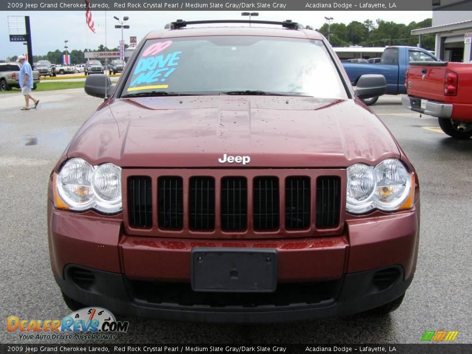 2009 Jeep Grand Cherokee Laredo Red Rock Crystal Pearl / Medium Slate Gray/Dark Slate Gray Photo #8