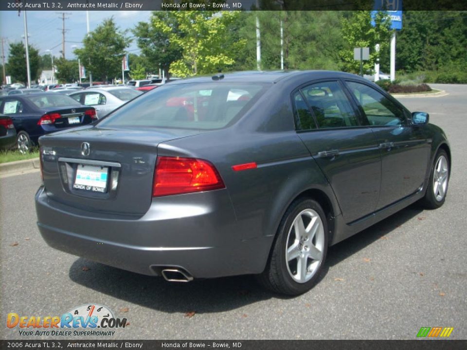 2006 Acura TL 3.2 Anthracite Metallic / Ebony Photo #3