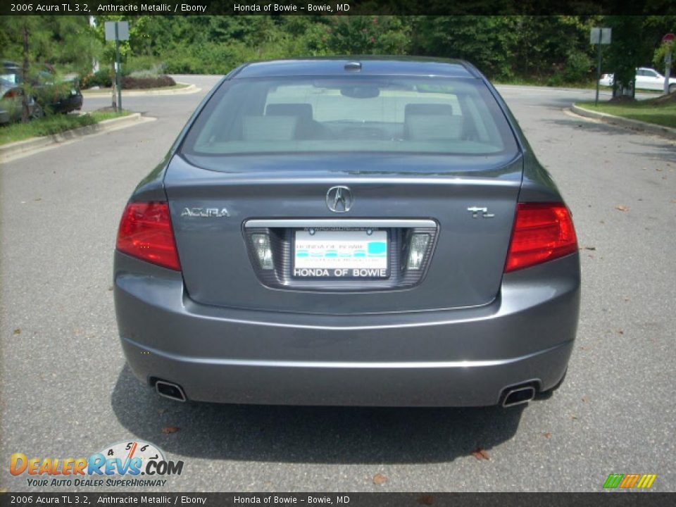 2006 Acura TL 3.2 Anthracite Metallic / Ebony Photo #4