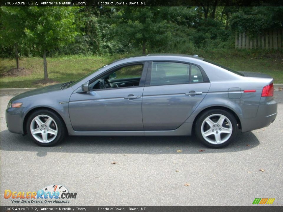 2006 Acura TL 3.2 Anthracite Metallic / Ebony Photo #6