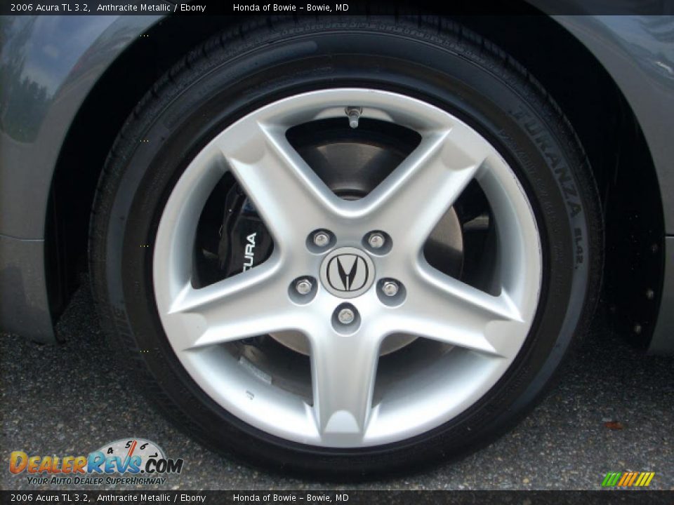 2006 Acura TL 3.2 Anthracite Metallic / Ebony Photo #9