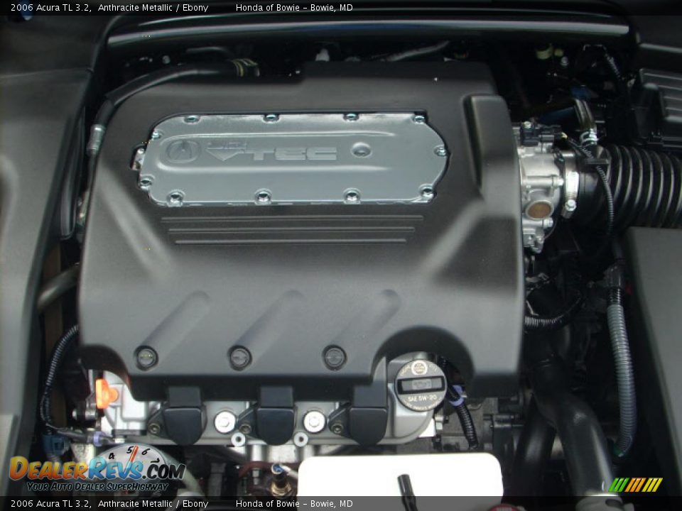 2006 Acura TL 3.2 Anthracite Metallic / Ebony Photo #10