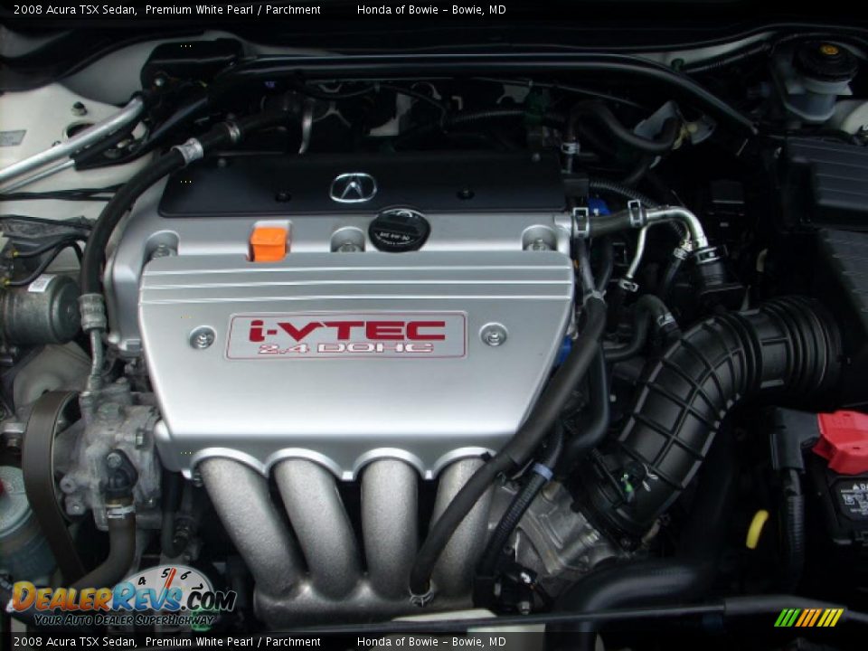 2008 Acura TSX Sedan Premium White Pearl / Parchment Photo #9