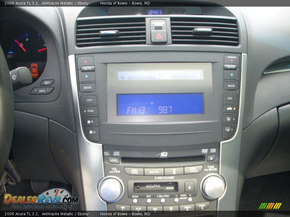 2006 Acura TL 3.2 Anthracite Metallic / Ebony Photo #14