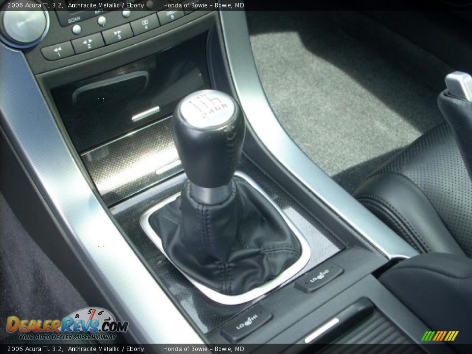 2006 Acura TL 3.2 Anthracite Metallic / Ebony Photo #15