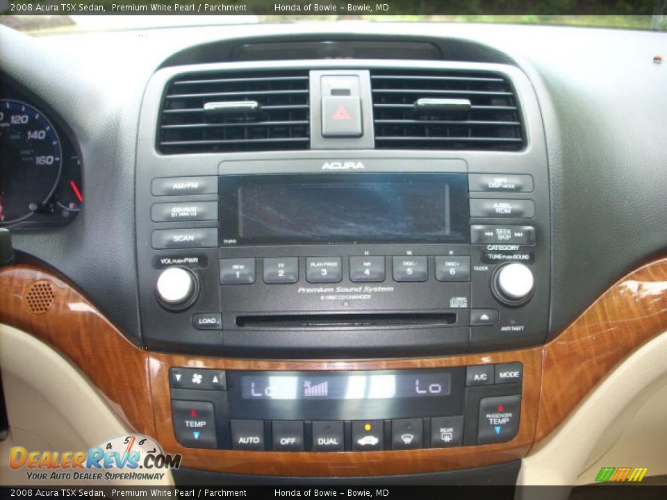 2008 Acura TSX Sedan Premium White Pearl / Parchment Photo #13