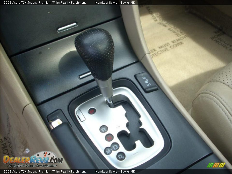 2008 Acura TSX Sedan Premium White Pearl / Parchment Photo #14