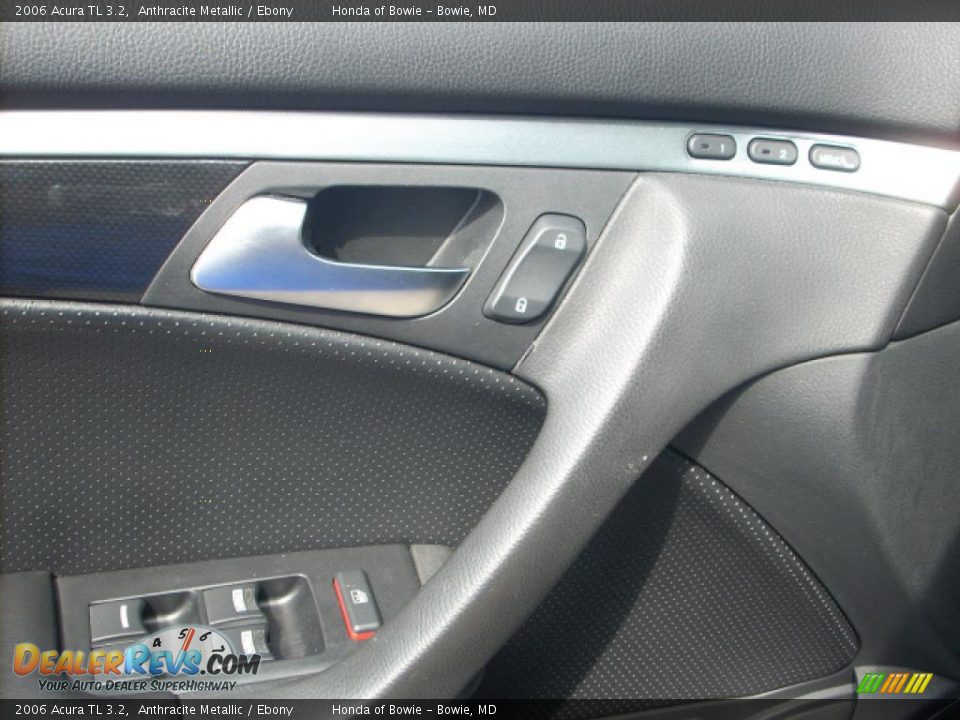 2006 Acura TL 3.2 Anthracite Metallic / Ebony Photo #18
