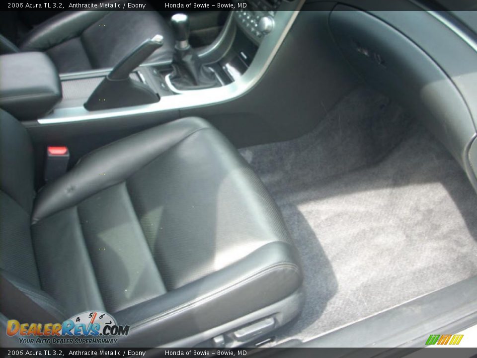 2006 Acura TL 3.2 Anthracite Metallic / Ebony Photo #19
