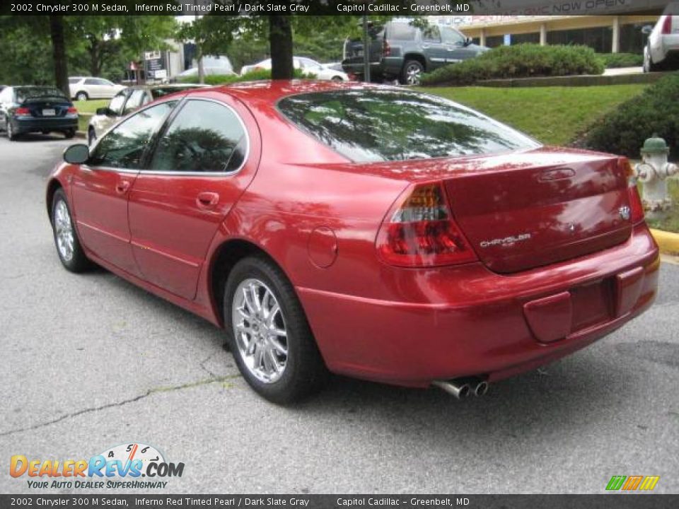 2002 Chrysler 300 M Sedan Inferno Red Tinted Pearl / Dark Slate Gray Photo #2