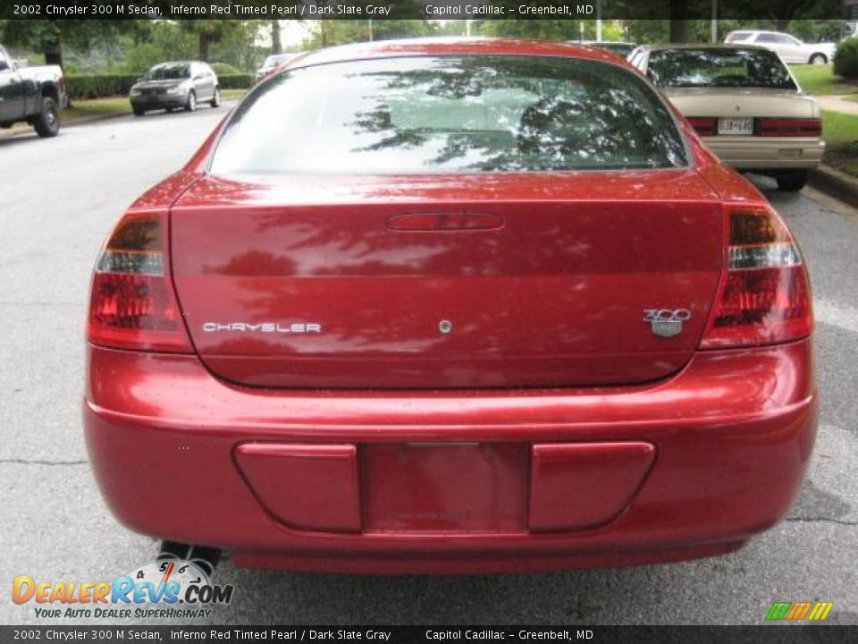 2002 Chrysler 300 M Sedan Inferno Red Tinted Pearl / Dark Slate Gray Photo #3