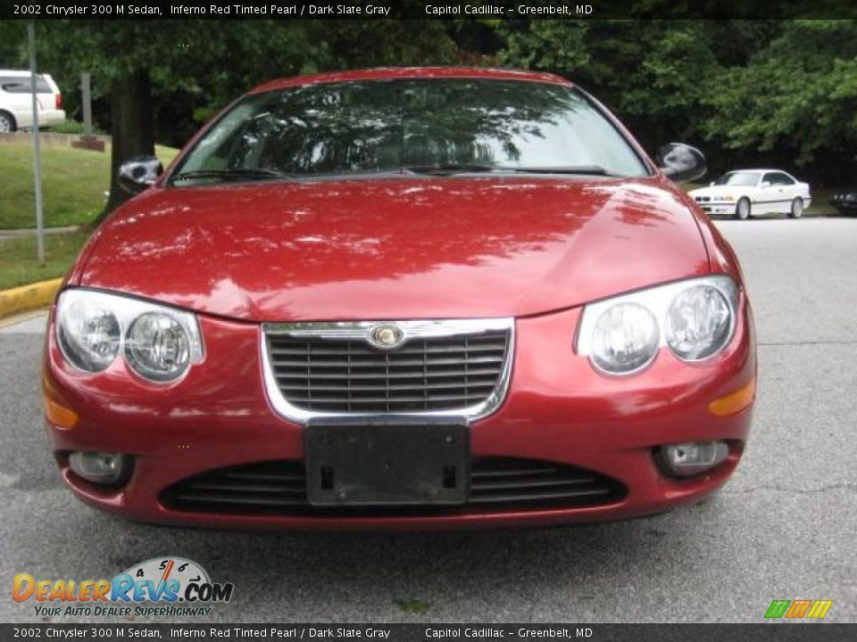 2002 Chrysler 300 M Sedan Inferno Red Tinted Pearl / Dark Slate Gray Photo #7