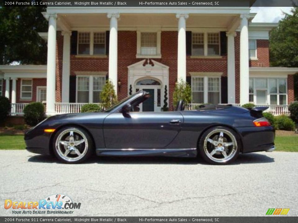 2004 Porsche 911 Carrera Cabriolet Midnight Blue Metallic / Black Photo #4