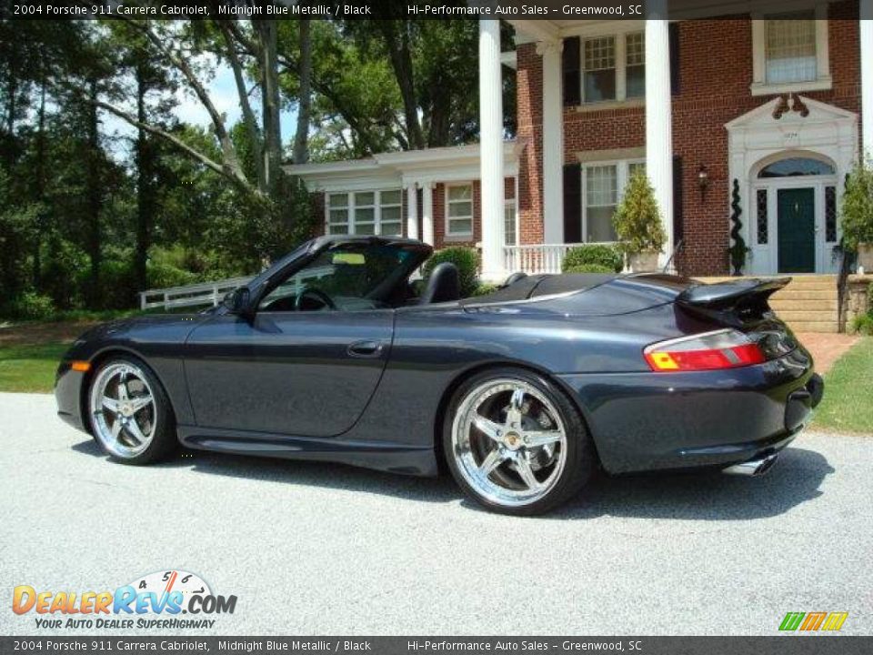 2004 Porsche 911 Carrera Cabriolet Midnight Blue Metallic / Black Photo #5