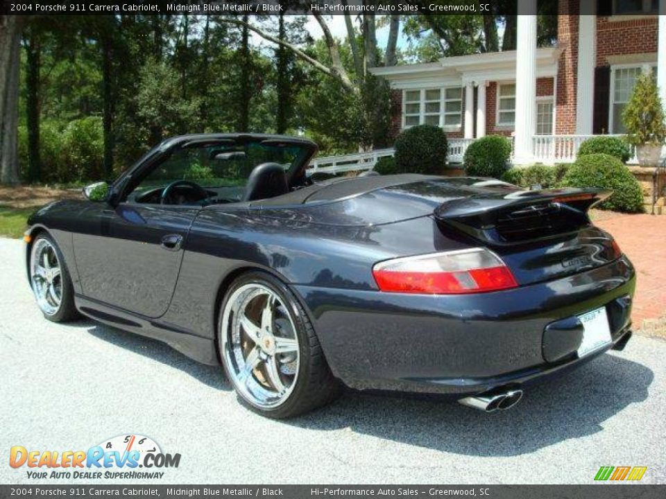 2004 Porsche 911 Carrera Cabriolet Midnight Blue Metallic / Black Photo #6
