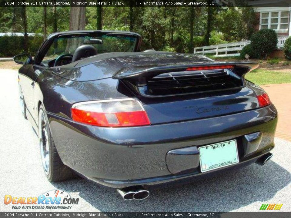 2004 Porsche 911 Carrera Cabriolet Midnight Blue Metallic / Black Photo #7