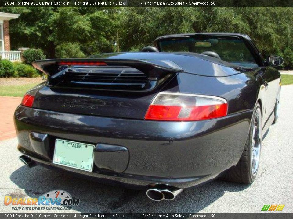 2004 Porsche 911 Carrera Cabriolet Midnight Blue Metallic / Black Photo #9