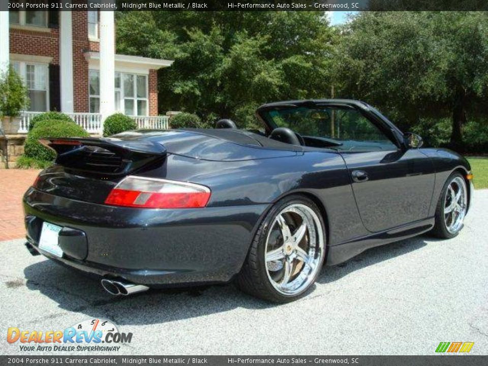 2004 Porsche 911 Carrera Cabriolet Midnight Blue Metallic / Black Photo #10