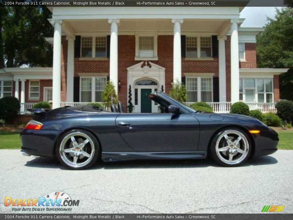2004 Porsche 911 Carrera Cabriolet Midnight Blue Metallic / Black Photo #12